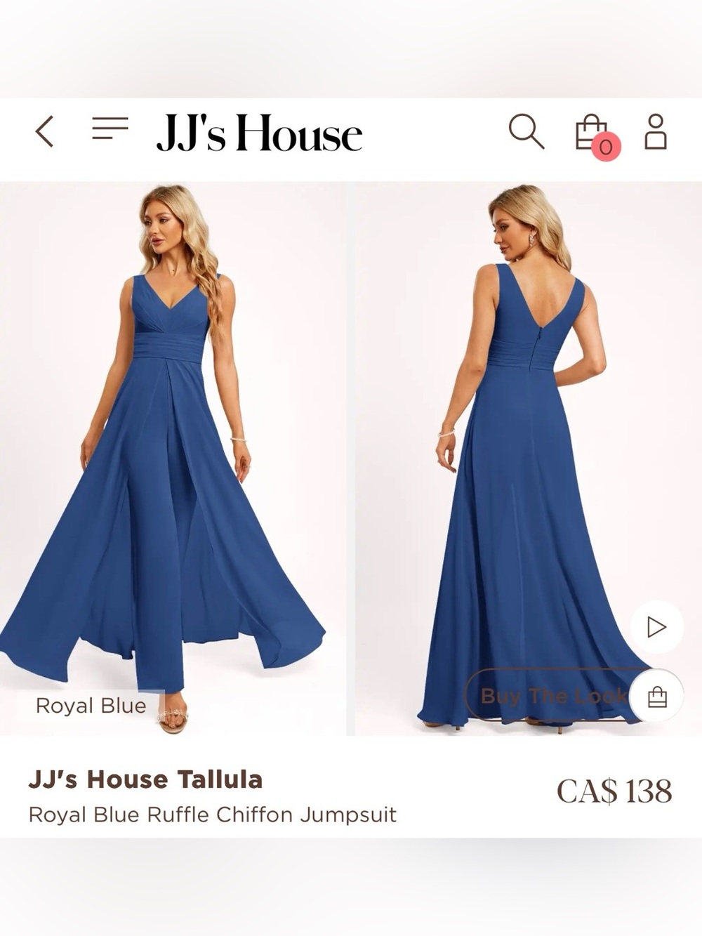New JJ’s House jumpsuit size 16